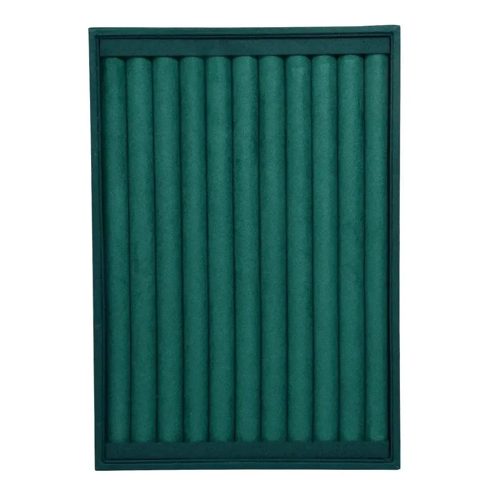 1 Pc Velvet Jewelry Storage Tray Ring Earring Display Box Brooch Handicraft Classification Organizer Exquisite Tray Case