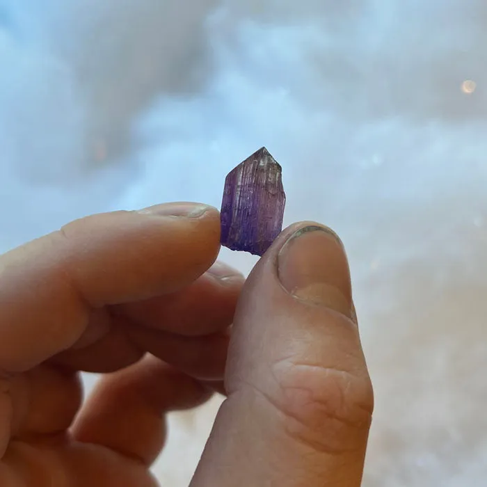11.4ct Multicolor Pink Purple Tanzanite Crystal