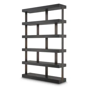 115051 - Cabinet Dalmar charcoal grey oak veneer