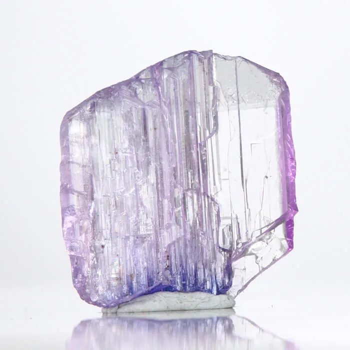 11.56ct Fancy Pinkish Violet Tanzanite Crystal