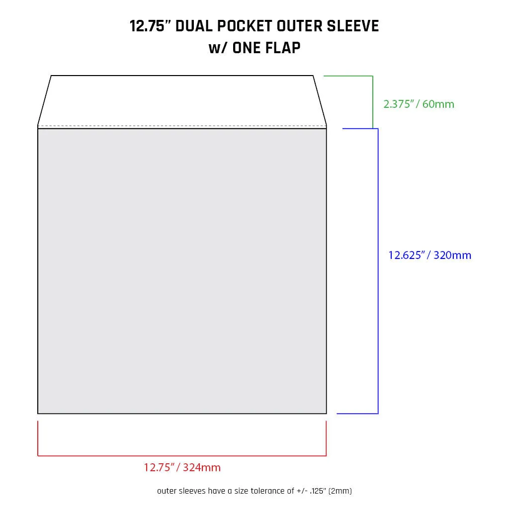12.75" Sleeves - All Styles (individual)