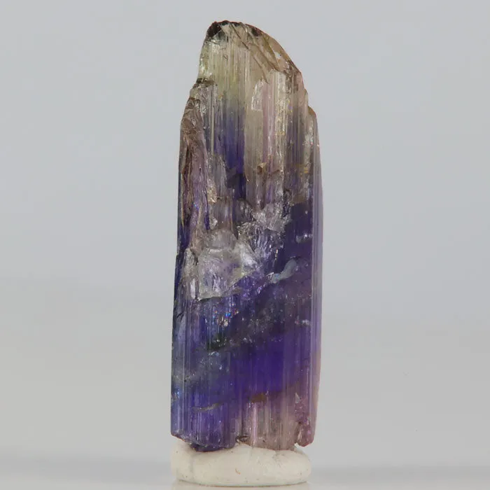 12.8ct Color Zoned Natural Tanzanite Crystal