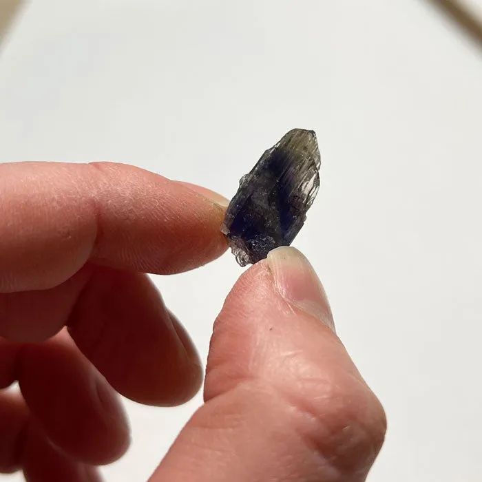 12.8ct Color Zoned Natural Tanzanite Crystal