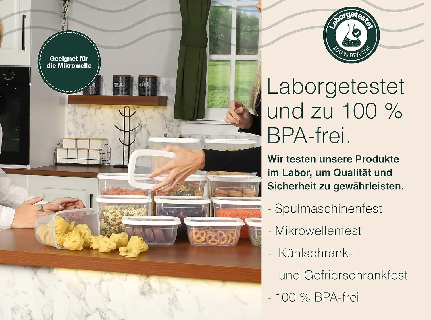 12x750 - Vorratsdosen mit Deckel