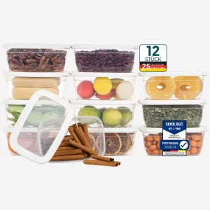 12x750 - Vorratsdosen mit Deckel