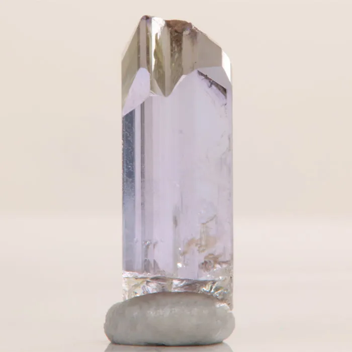 14.92ct Light Yellow & Purple Gem Tanzanite Crystal