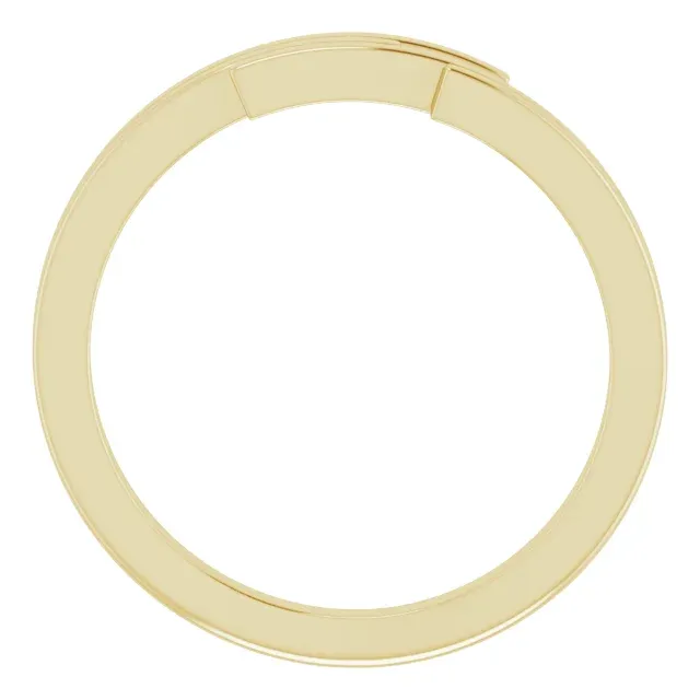 14K Yellow Geometric Ring
