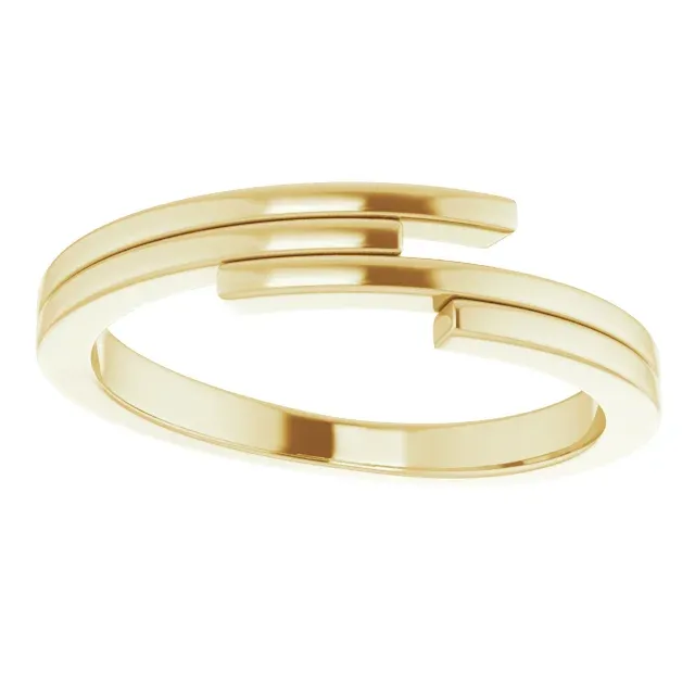 14K Yellow Geometric Ring