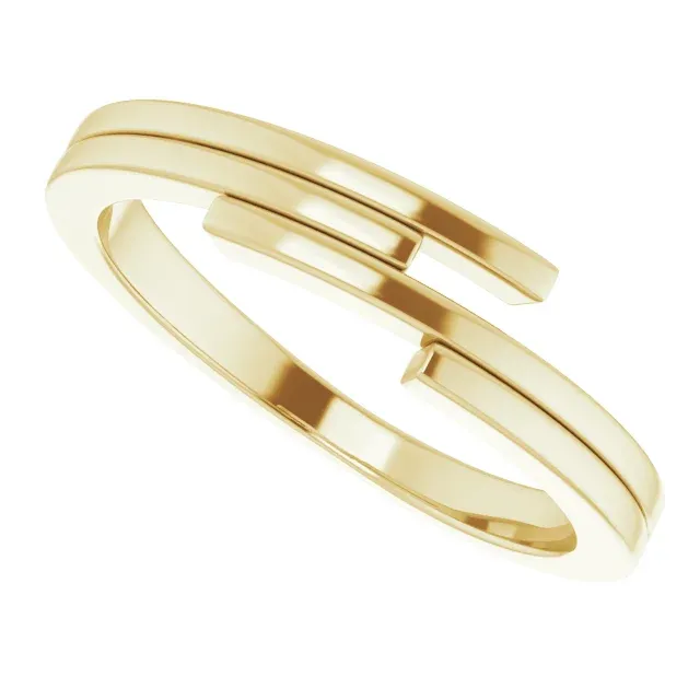 14K Yellow Geometric Ring