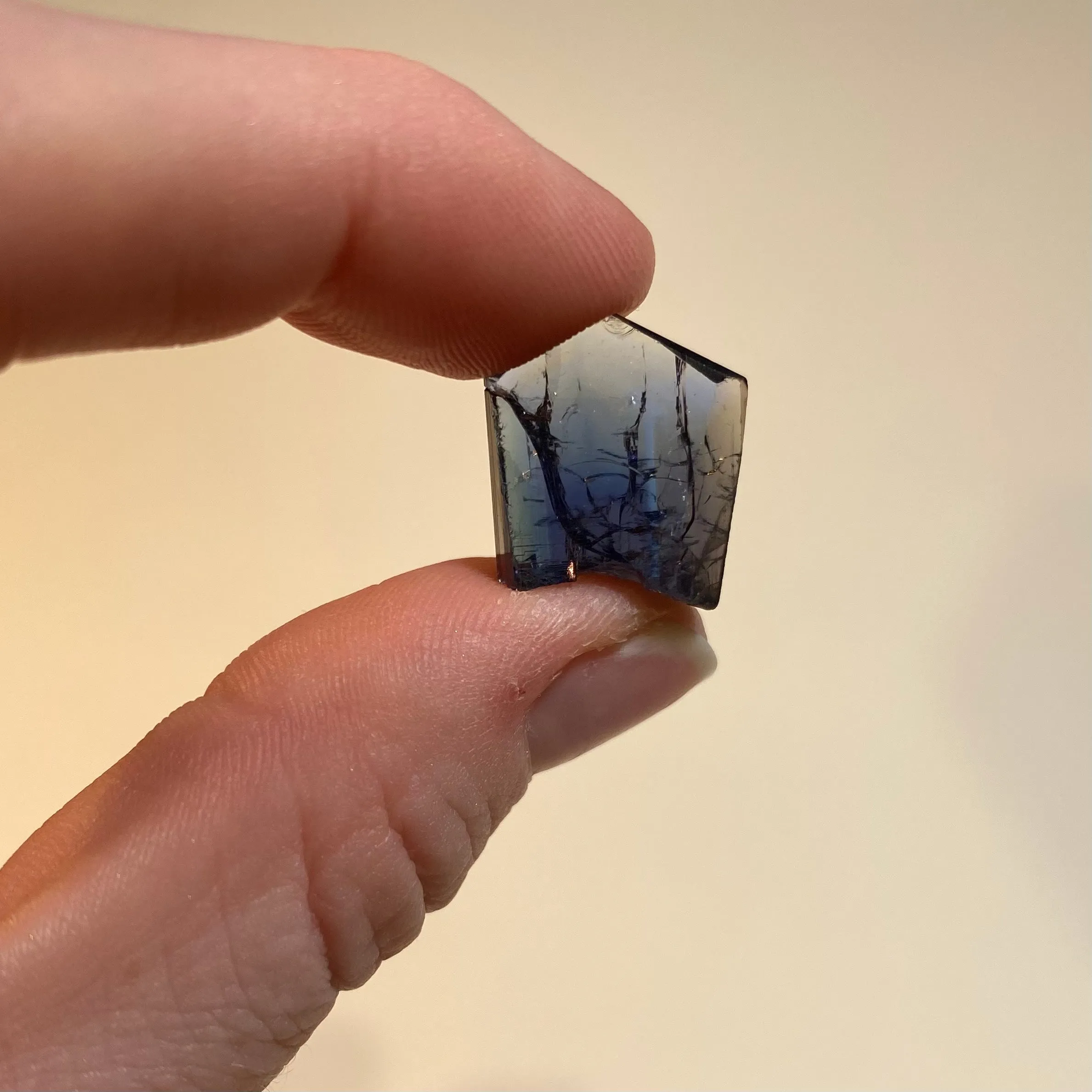 15.87ct Gemmy Natural Blue Tanzanite Crystal