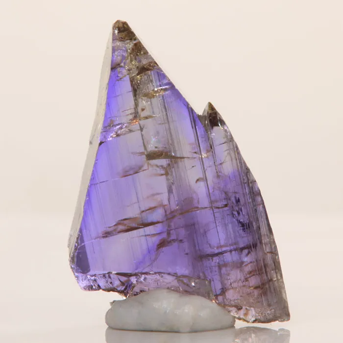 18.2 carat  "Shark Fin" Unheated Tanzanite Crystal