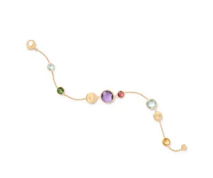 18K Yellow Gold Multicolored Bracelet