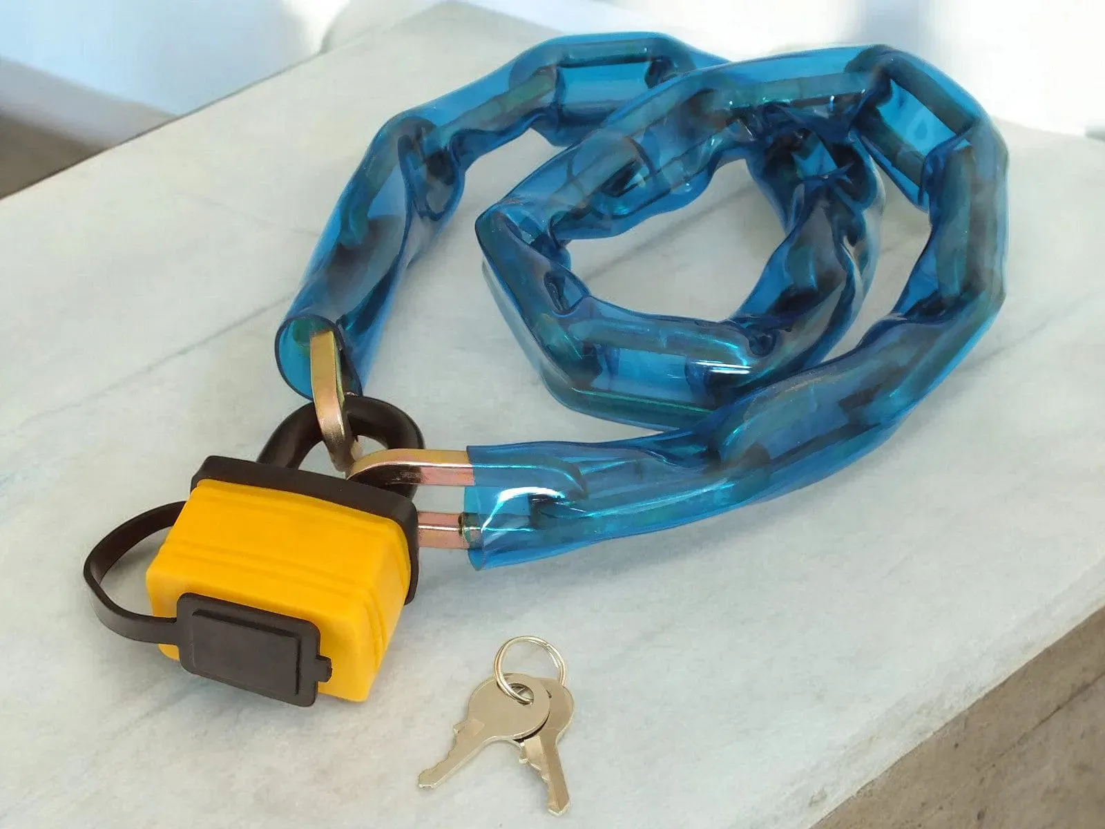 1m Motorcycle Chain & 50mm Laminated Steel PadlockHigh Security