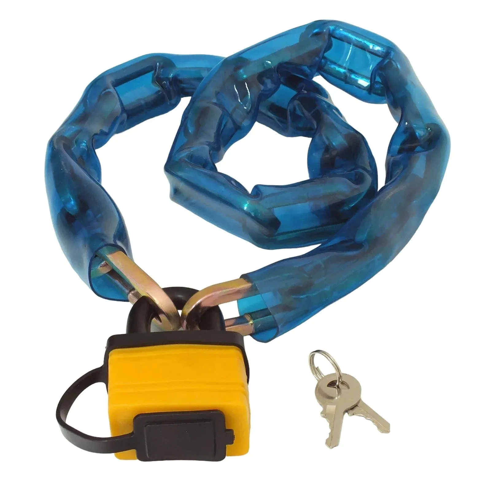 1m Motorcycle Chain & 50mm Laminated Steel PadlockHigh Security