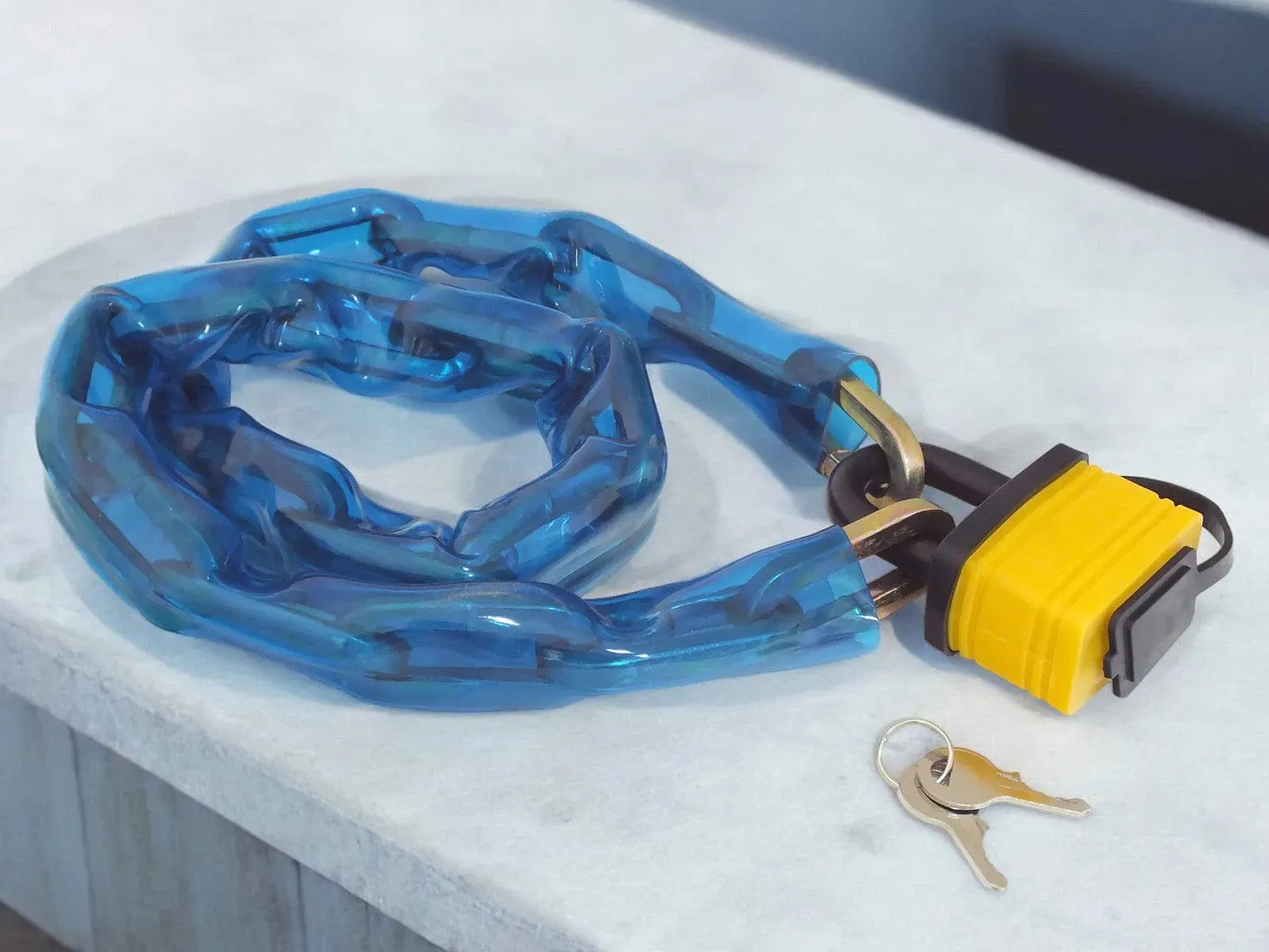 1m Motorcycle Chain & 50mm Laminated Steel PadlockHigh Security