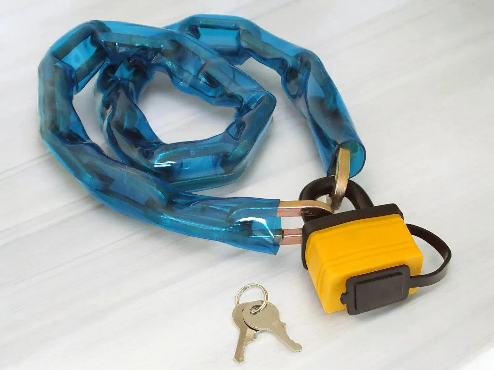1m Motorcycle Chain & 50mm Laminated Steel PadlockHigh Security