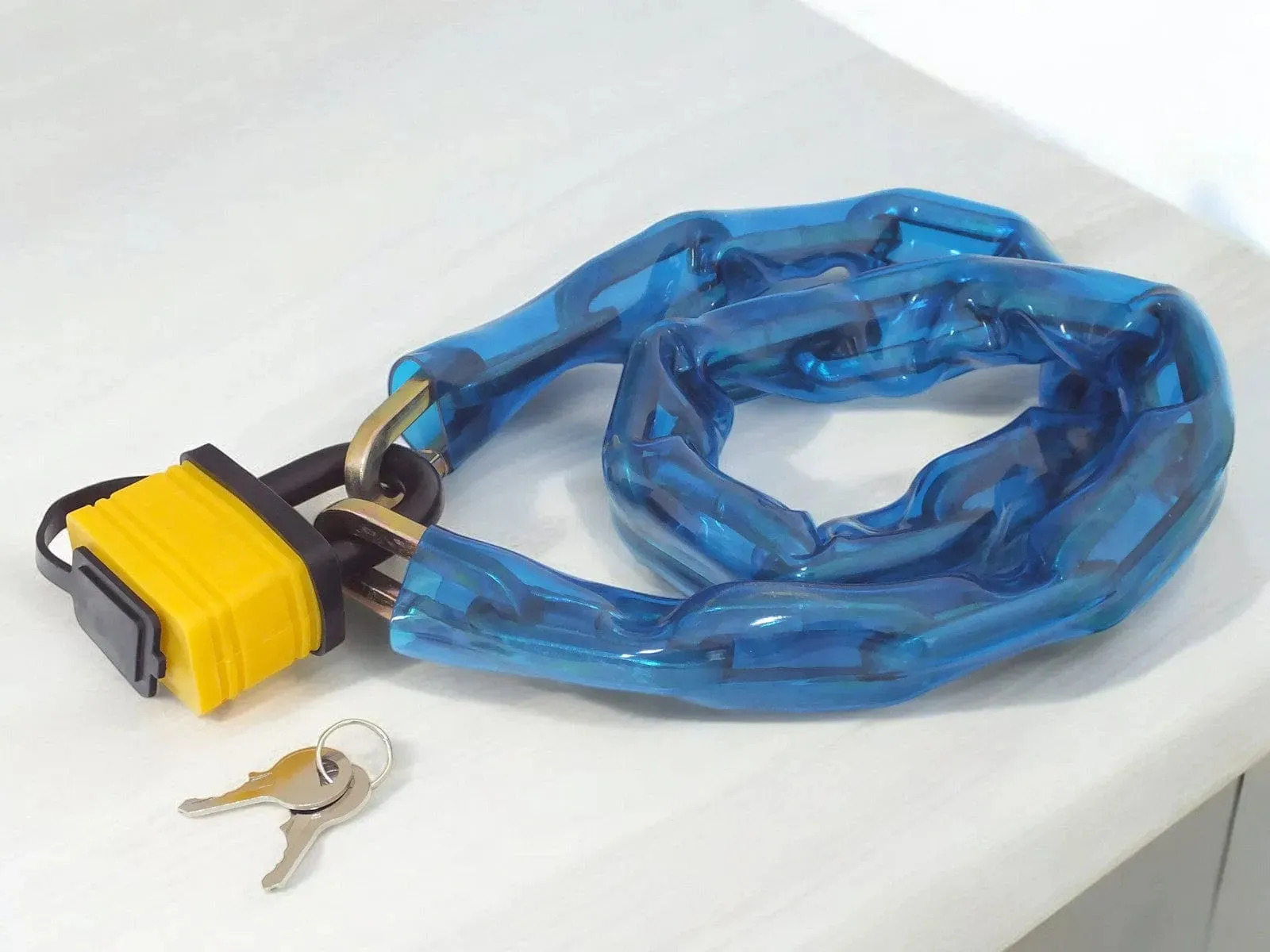 1m Motorcycle Chain & 50mm Laminated Steel PadlockHigh Security