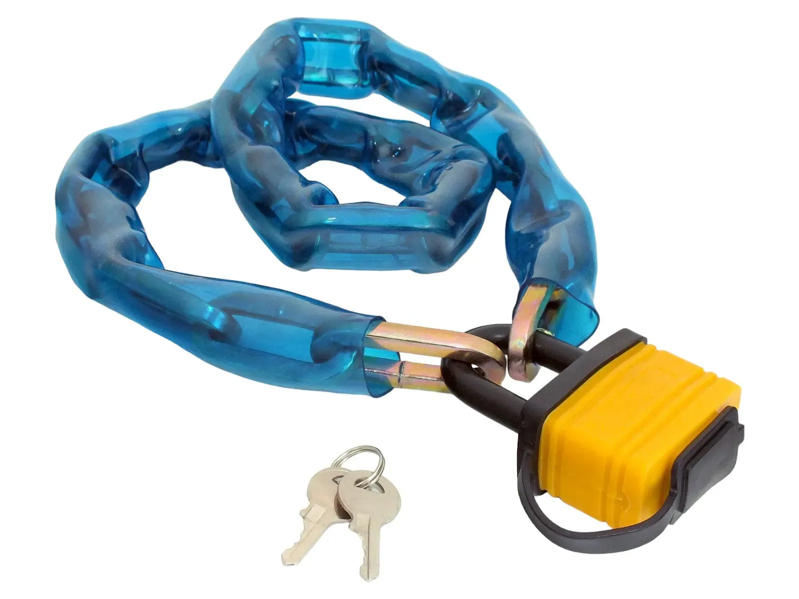 1m Motorcycle Chain & 50mm Laminated Steel PadlockHigh Security