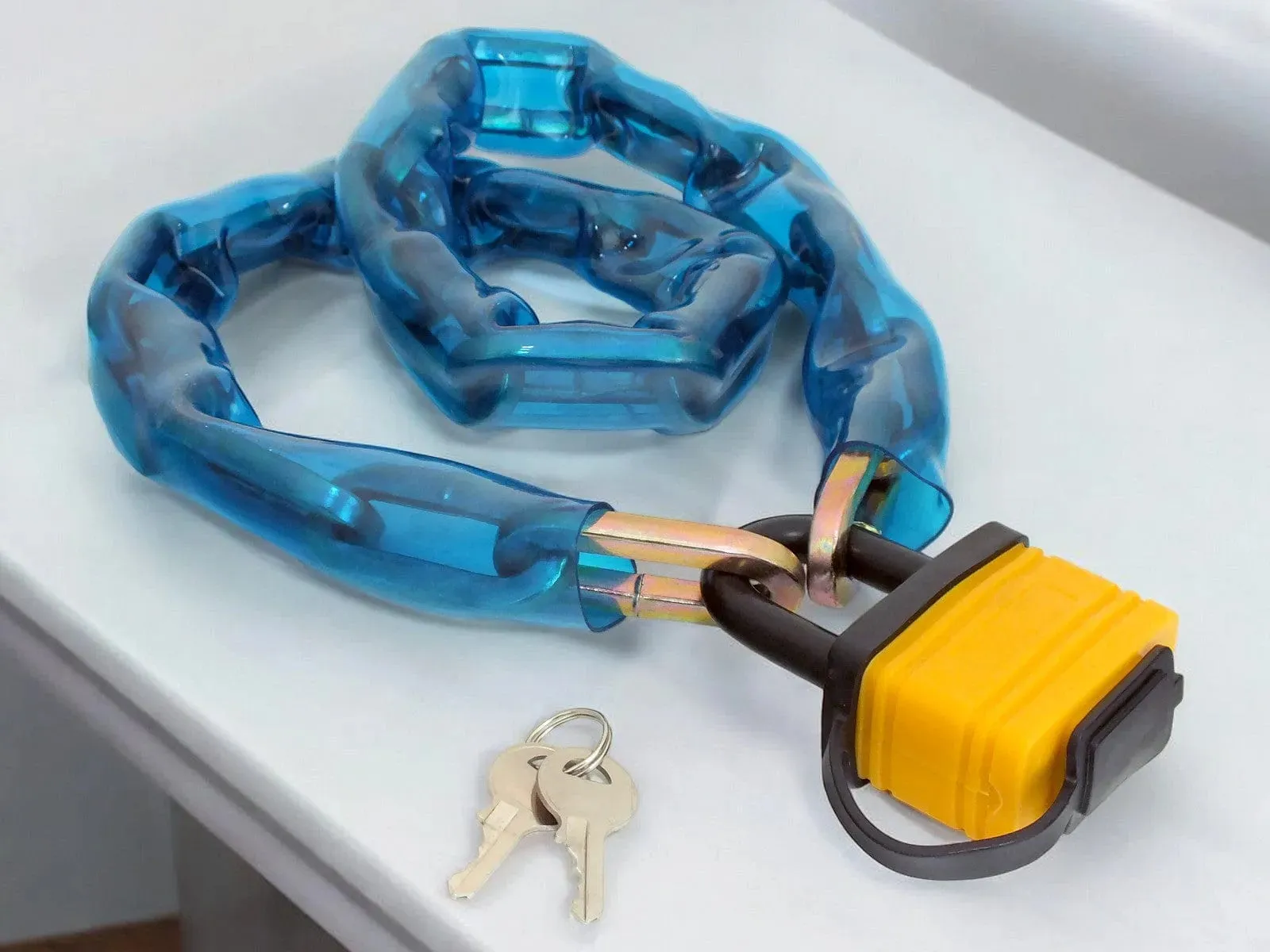 1m Motorcycle Chain & 50mm Laminated Steel PadlockHigh Security