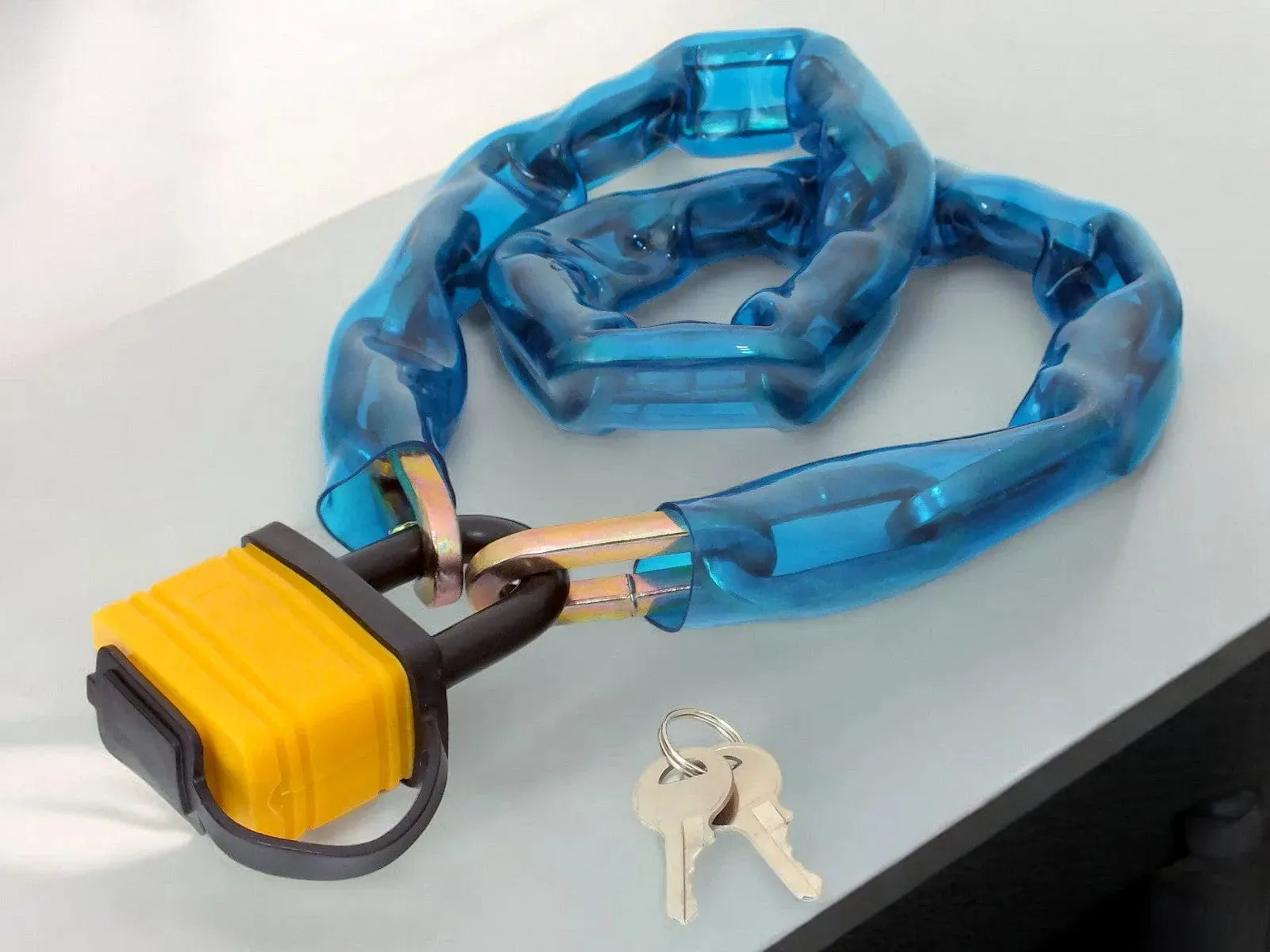 1m Motorcycle Chain & 50mm Laminated Steel PadlockHigh Security