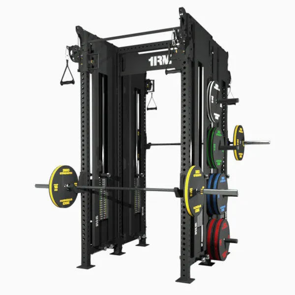 1RM Ebony Double Functional Trainer Rack Walkthrough