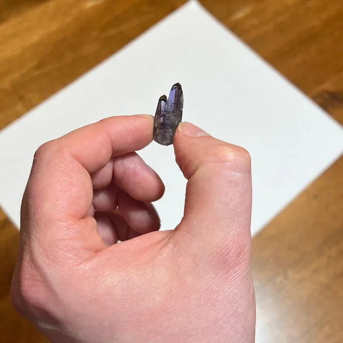 22.5ct Double Tanzanite Crystal Specimen