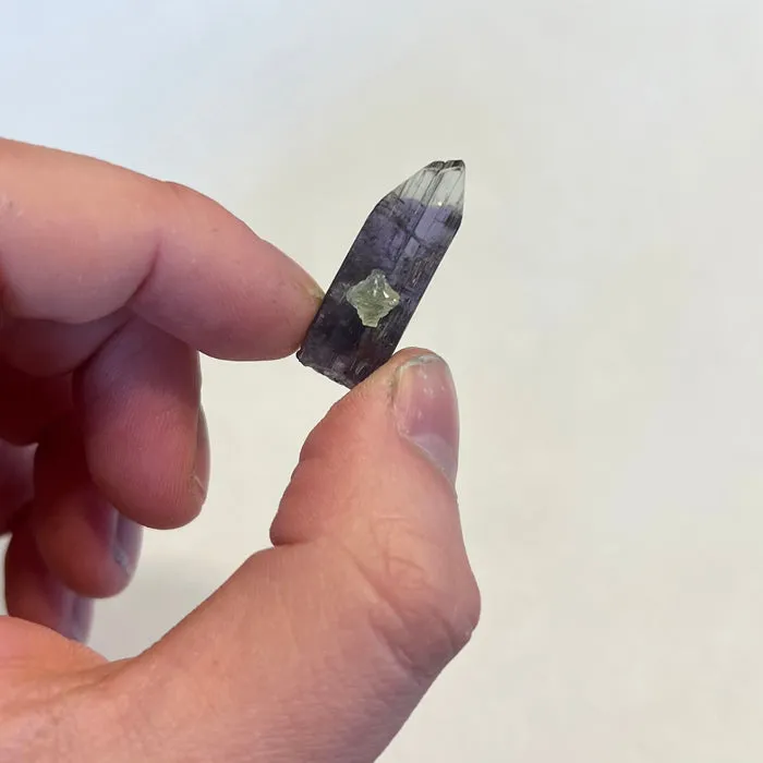 23.59ct Special Rare Tanzanite & Prehnite Crystal Specimen