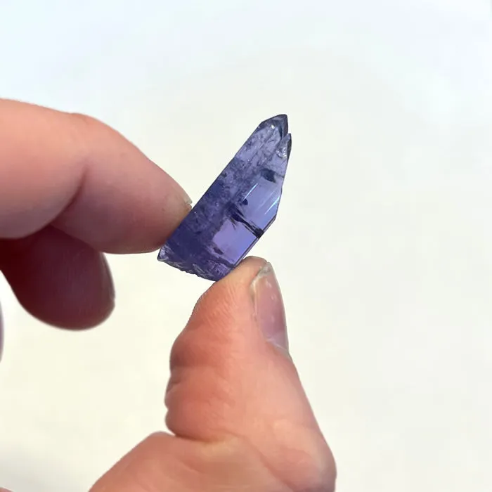 25.62ct Raw Gemmy Tanzanite Crystal Specimen