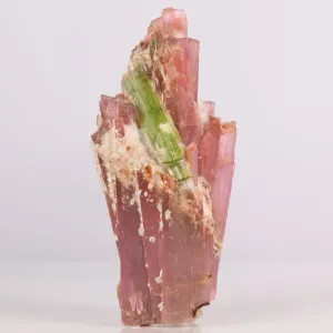 257ct Pink Tanzanite Crystal & Tremolite Mineral Specimen