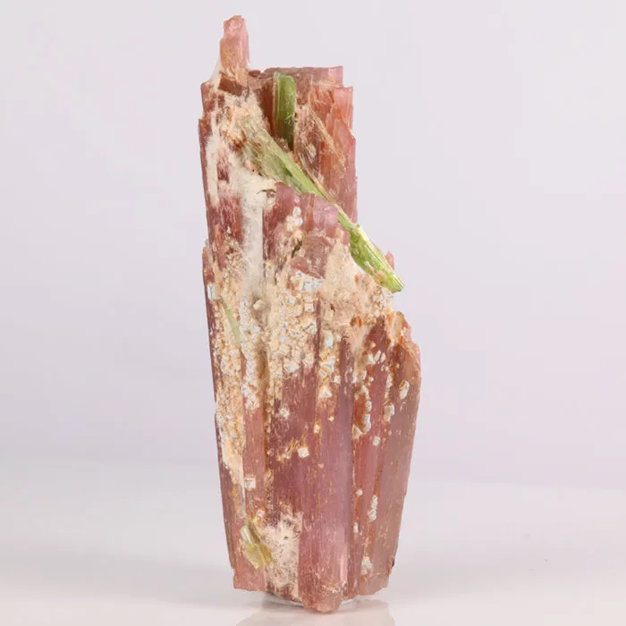 257ct Pink Tanzanite Crystal & Tremolite Mineral Specimen