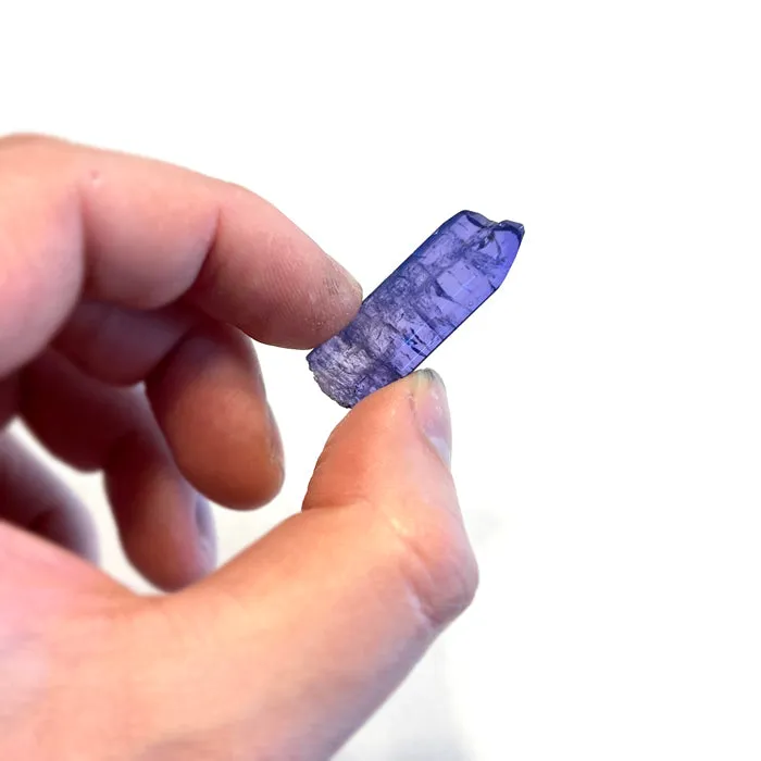 28.75ct Deep Color & Long Tanzanite Crystal Specimen