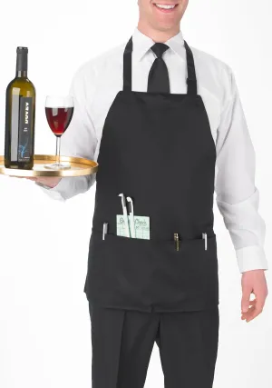 3-Pocket Bib Apron
