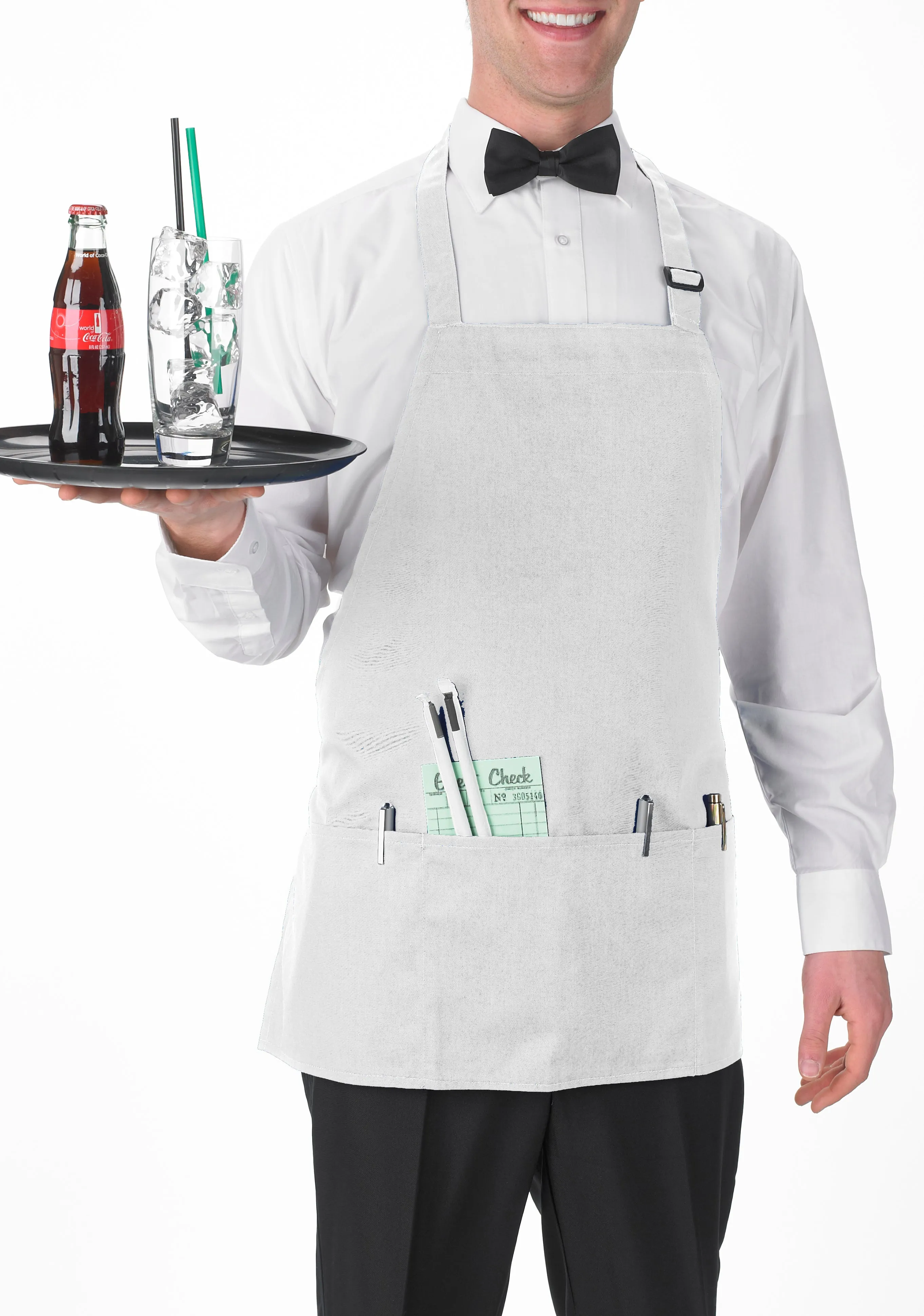 3-Pocket Bib Apron