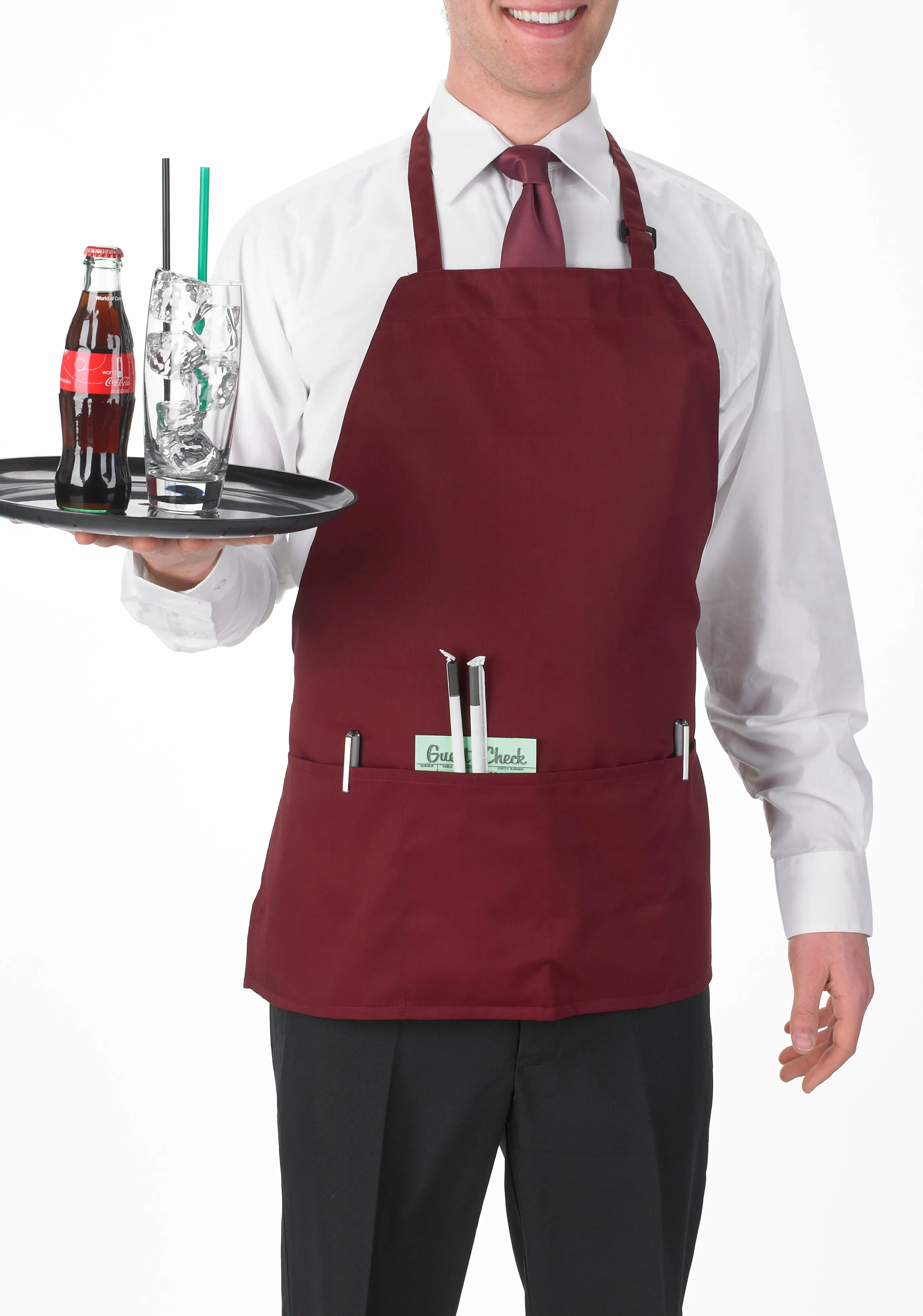 3-Pocket Bib Apron