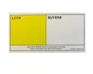 4" x 2" Indestructo Label (500/Roll)