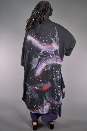 5243 Art Kimono Magpie Black-P