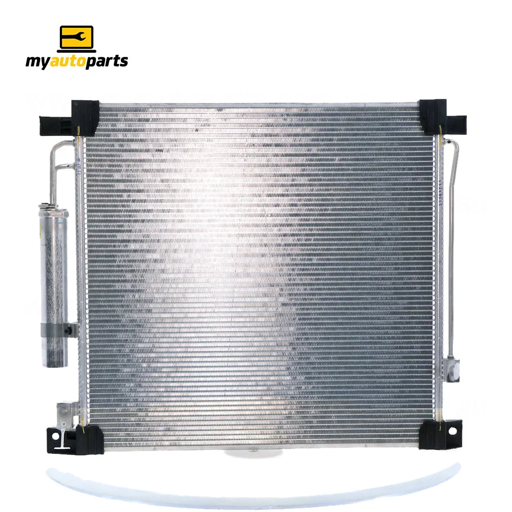 530 x 480 x 17 mm 5.19 mm Fin With Drier A/C Condenser Aftermarket suits Mitsubishi