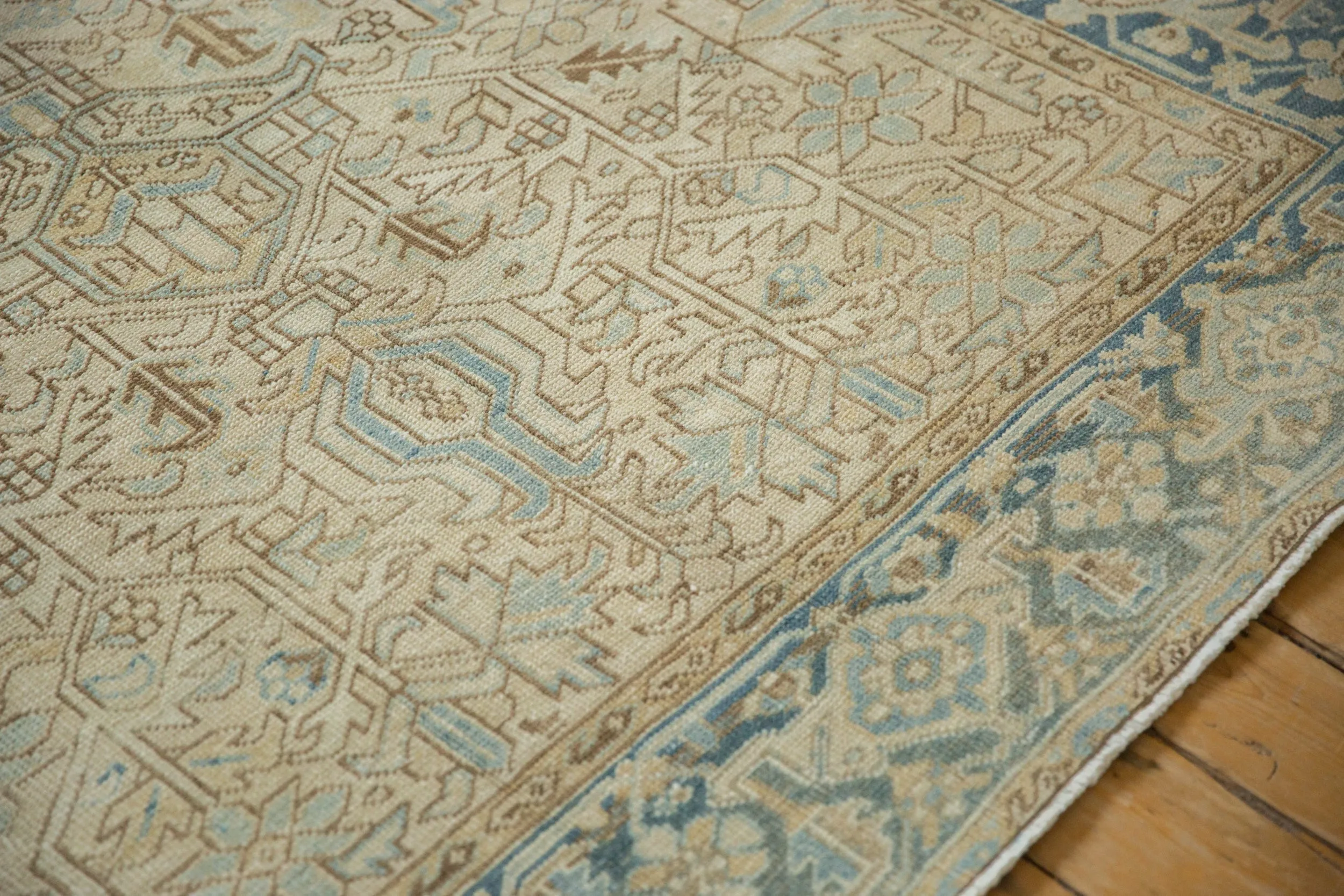 6.5x8.5 Vintage Distressed Heriz Carpet