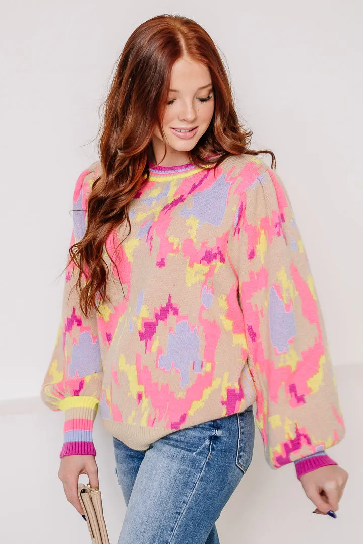 A Work Of Art Abstract Sweater