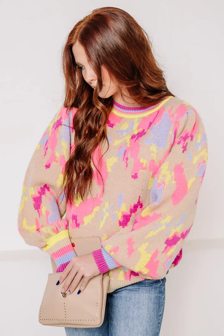 A Work Of Art Abstract Sweater