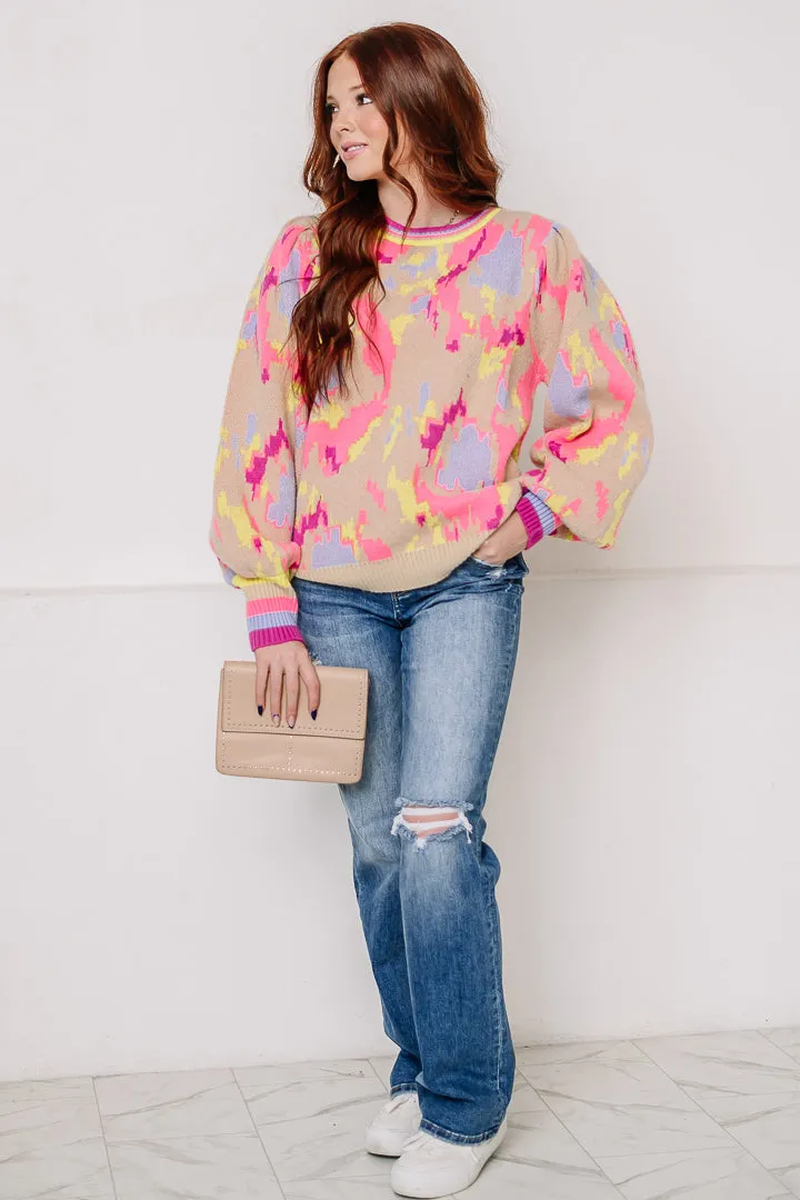 A Work Of Art Abstract Sweater