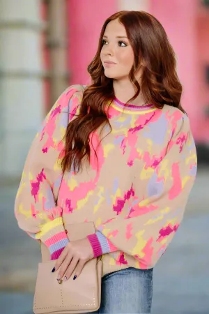 A Work Of Art Abstract Sweater