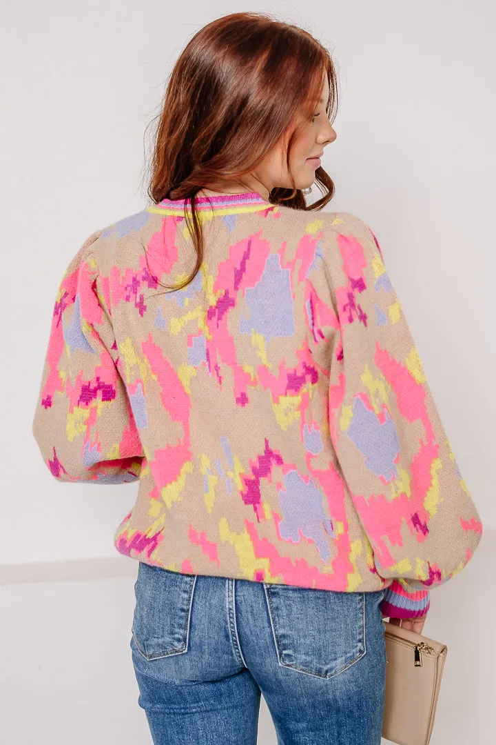 A Work Of Art Abstract Sweater