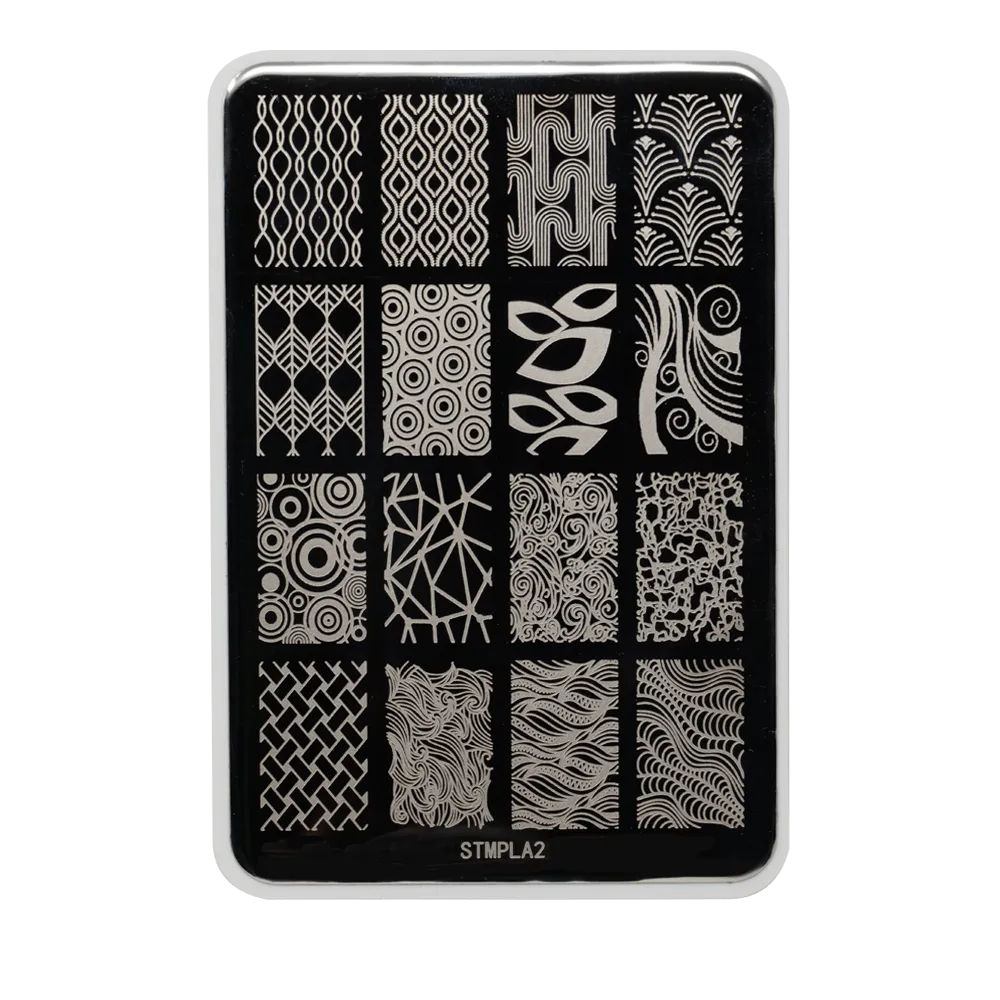 Abstract Allure Stamping Plate