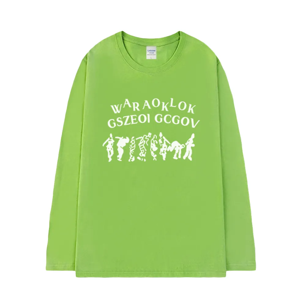 Abstract Crowd Long Sleeve Shirt