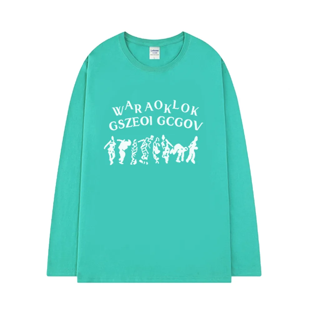 Abstract Crowd Long Sleeve Shirt