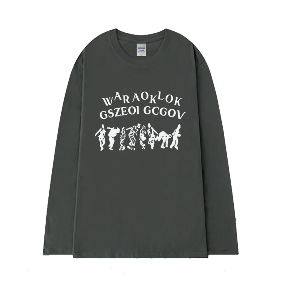 Abstract Crowd Long Sleeve Shirt
