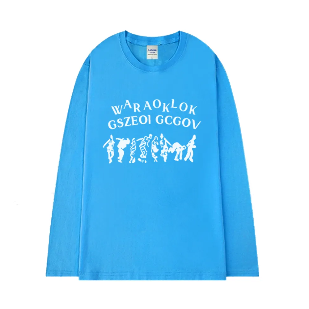 Abstract Crowd Long Sleeve Shirt