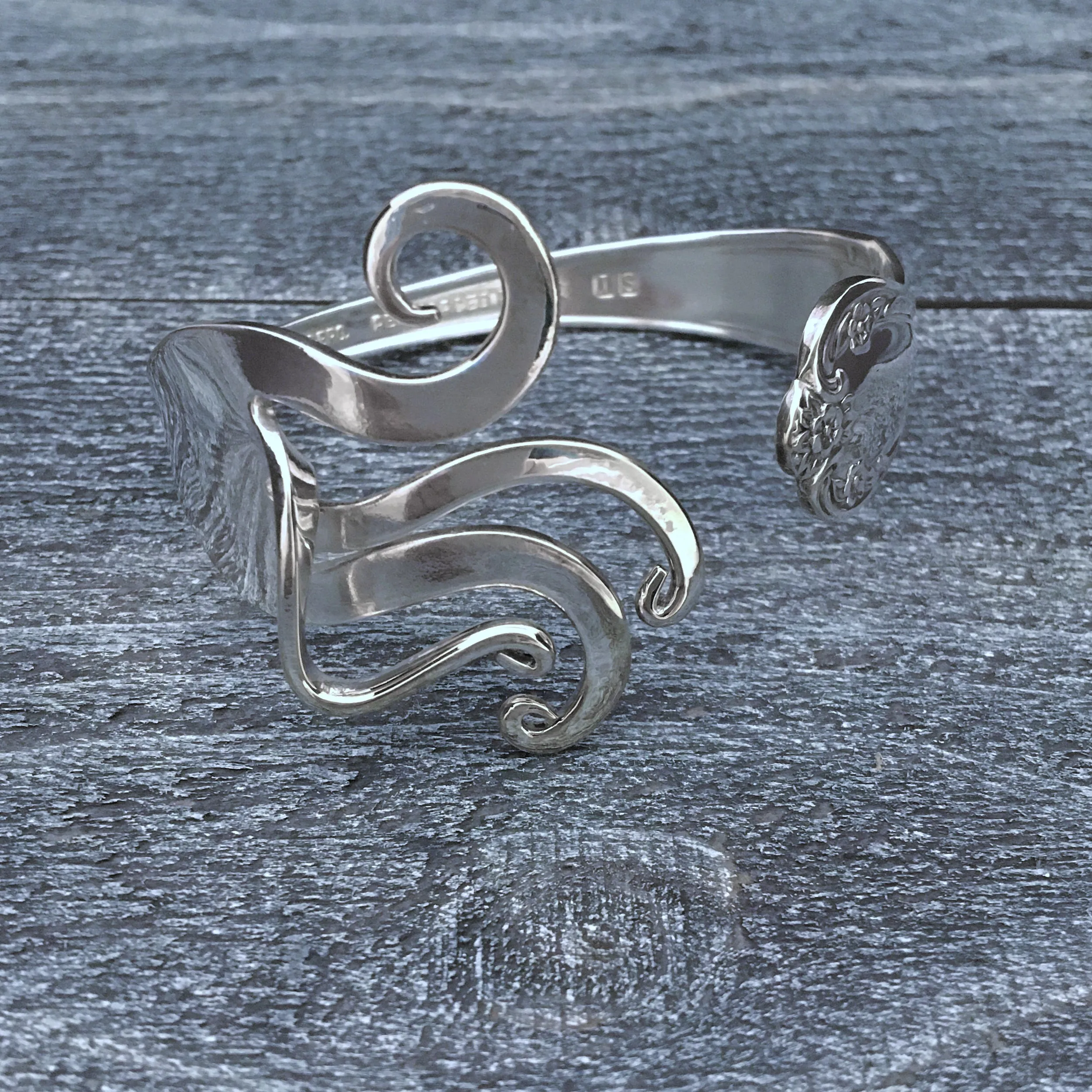 Abstract Fork Bracelet