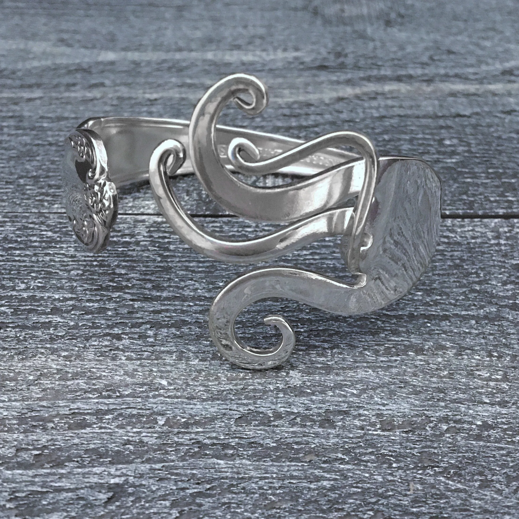Abstract Fork Bracelet